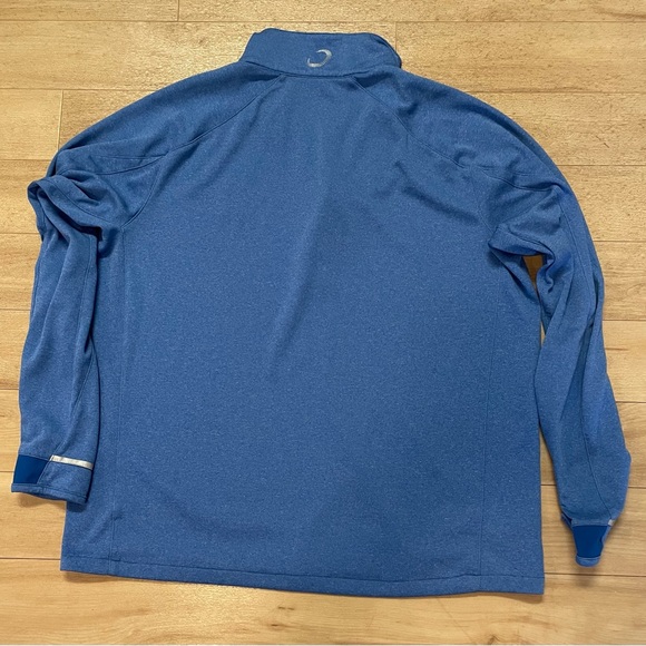 Mens Zero Restriction Golf QZip Pullover Blue Sz L From US Open At Winged Foot - Picture 2 of 6